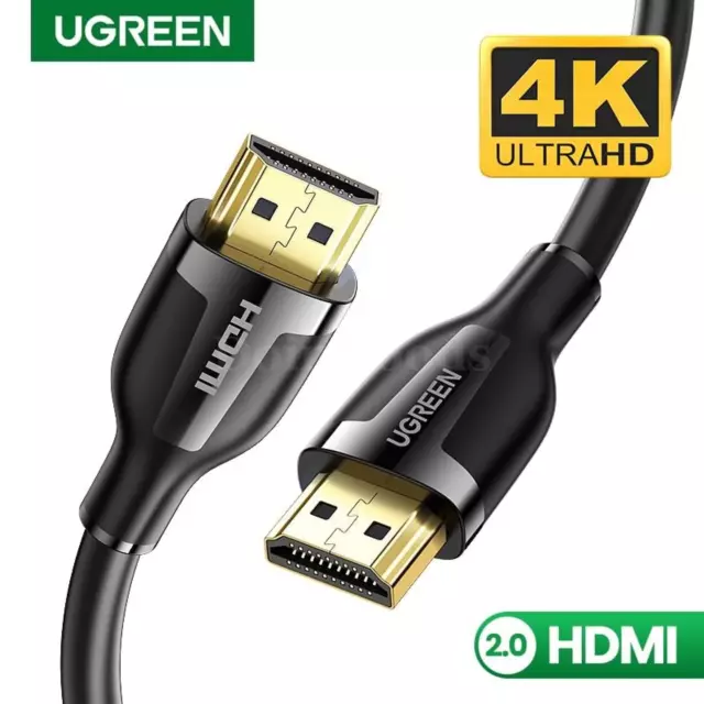 Ugreen High Quality Hdmi Cable Angle 90 Degree 8ft 4k High Speed Gold Plated 3ft