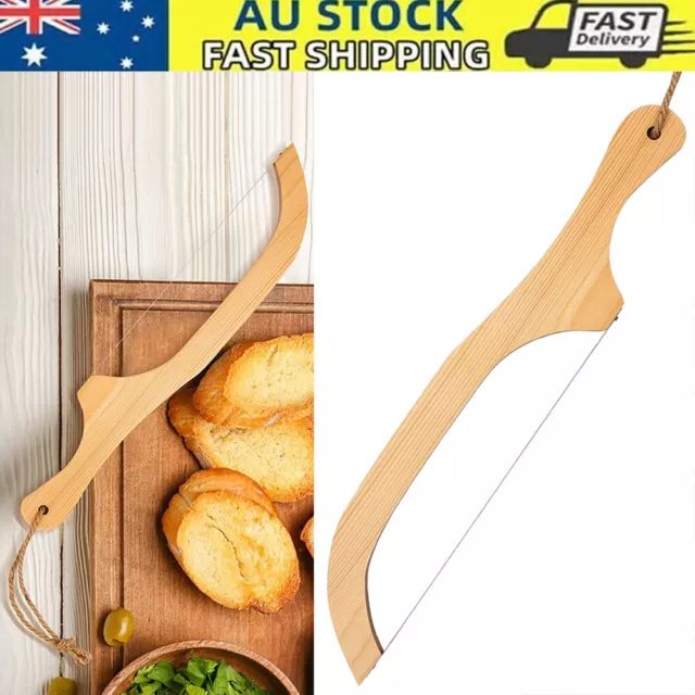 40cm Bread slicer, Fiddle Bow-Bread Knife Sourdough Cutter Bread Cutting Tool
