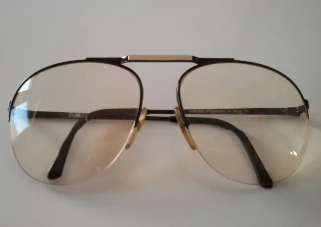 Dunhill 6022 semi rimless eyeglasses frame 58▪︎18 135 vintage 1980's