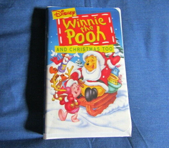 DISNEY WINNIE THE Pooh and Christmas Too Movie VHS Tape £8.93 - PicClick UK