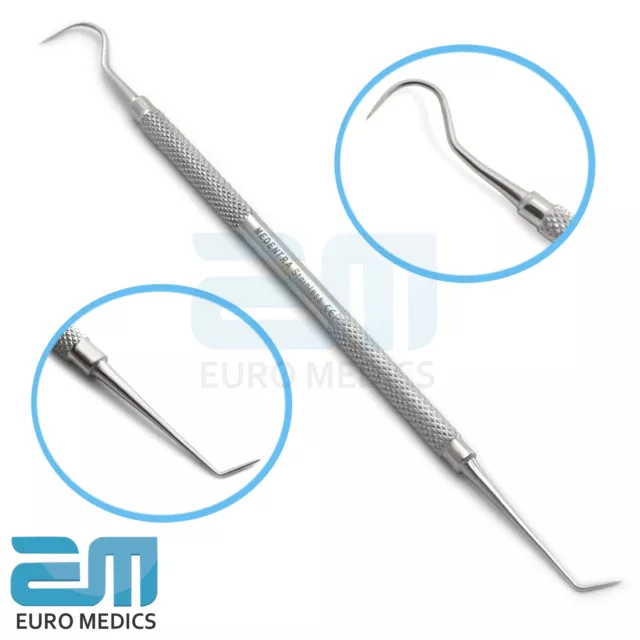 Endodontic Probe Explorer 16/23 Oral Cleaning Hygiene Instruments Dentist Tools
