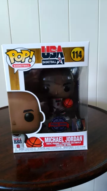 Funko Pop USA Basketball pop vinyl figure Michae Jordan 112 BNIB 2021 Special Ed