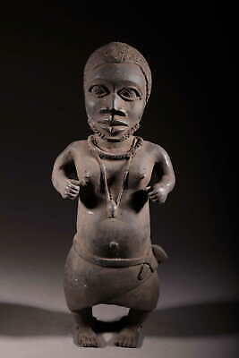 Art African Character Bronze Of Kingdom Of Ifé 497