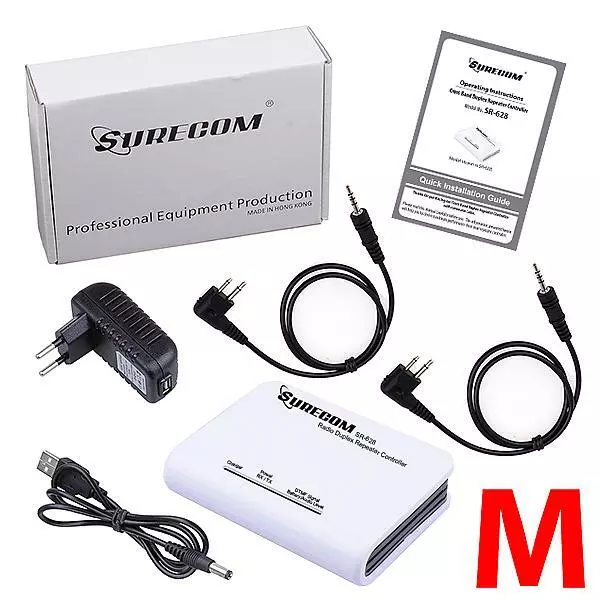 SURECOM SR-628 (M) cross band Duplex Repeater Controller with Motorola FDC Cable
