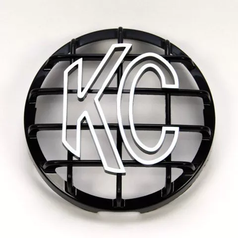 KC HiLiTES 7210 Stone Guard 6in ABS Plastic Black White EA