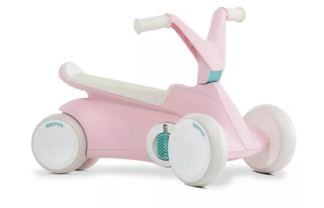 BERG GO² Ride and Pedal Scooter in Pink 10 Months to 3 Years + Push handle- BNIB