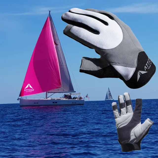 Segelhandschuhe von ATTONO Segeln Regatta Wassersport Handschuhe Größen: 6-11