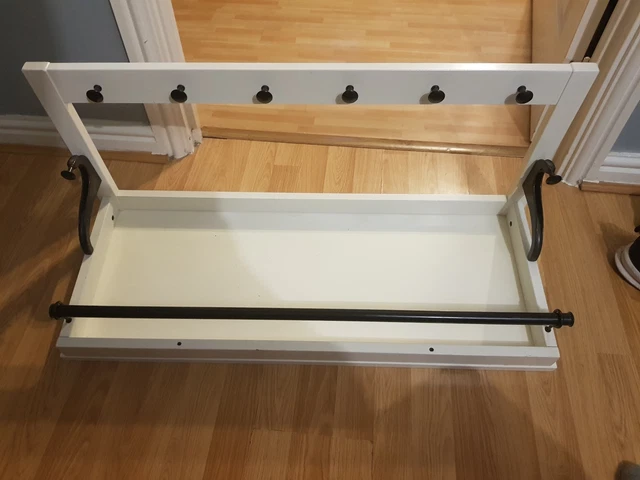 IKEA HEMNES HAT Rack, White 85 cm 18700 PicClick UK