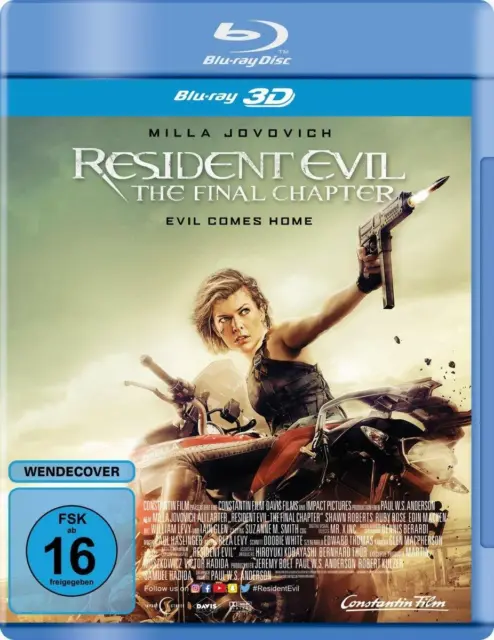 Resident Evil: The Final Chapter-3D (Blu-Ray... - Milla Jovovich Blu-Ray Neu