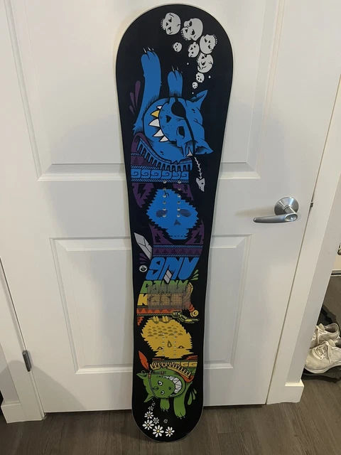 GNU DANNY KASS snowboard 155cm monster energy black and green New 