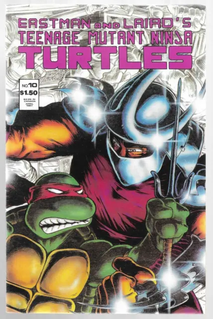Teenage Mutant Ninja Turtles #10 (1987) Mirage Eastman & Laird VF/NM or better