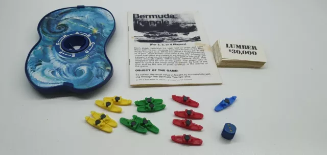 Vintage Bermuda Triangle board game 1975 Milton Bradley Replacement parts only