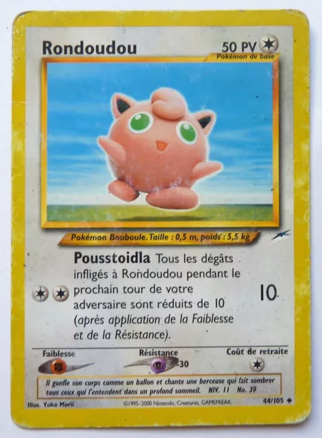 Carte Pokémon France Rondoudou 44/105 Edit.2 - 1995-2000 Neo Destiny