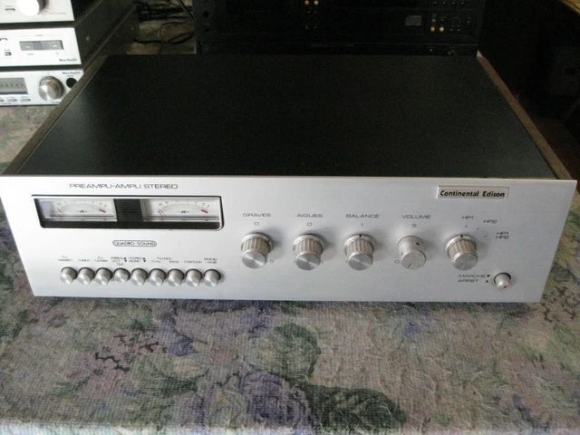 Ampli Préampli Stéréo SABA Continental Edison PA 9504 - Vintage Comme Neuf