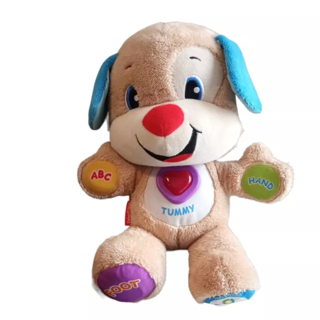 Fisher-Price Plush Puppy Dog Laugh & Learn Interactive Baby Toy Stuffed Animal