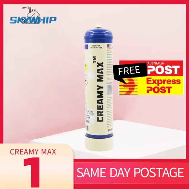 METRO EXPRESS -  580G Whipped Cream Chargers CREAMY MAX & Free Nozzle