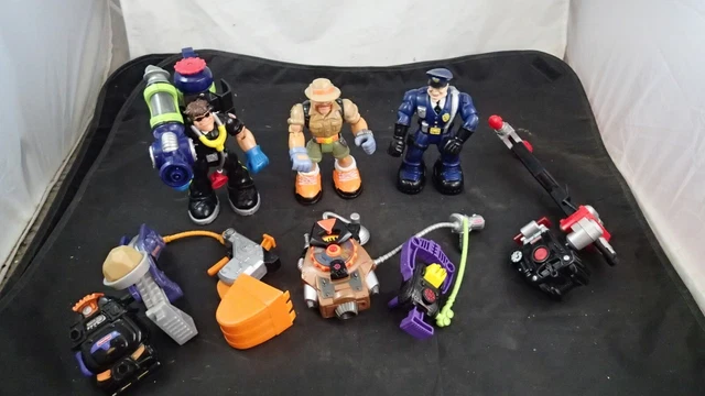 Lot De Mattel Fisher Price Secours Heroes Action Figurines Jouets 2001-2002