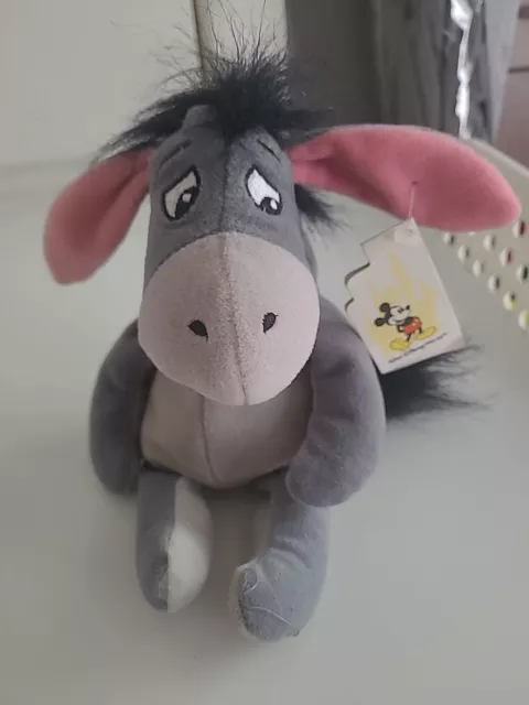 Walt Disney World official Eeyore WInnie the Pooh bean bag plush soft toy