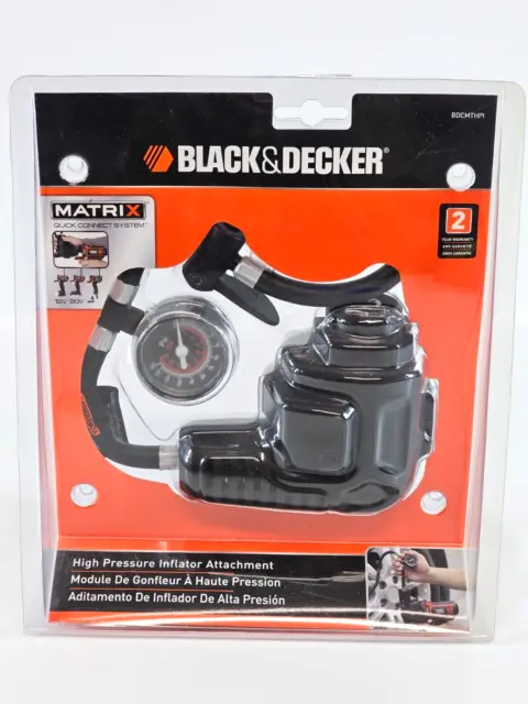 Black & Decker BDCMTHPI Matrix High Pressure Inflator Attachment