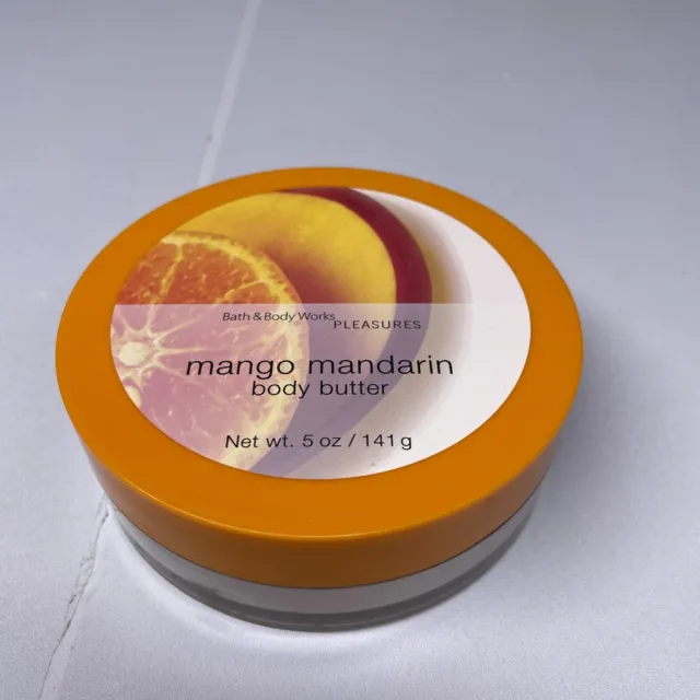 Bath & Body Works Pleasures Mango Mandarin Body Butter 5 oz Discontinued