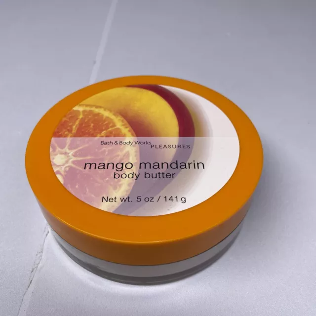 Bath & Body Works Pleasures Mango Mandarin Body Butter 5 oz Discontinued
