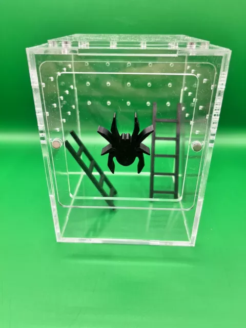 Spiders/Jumping spiders/Praying Mantis Enclosures/Inverts Terrarium 10x10x13cm