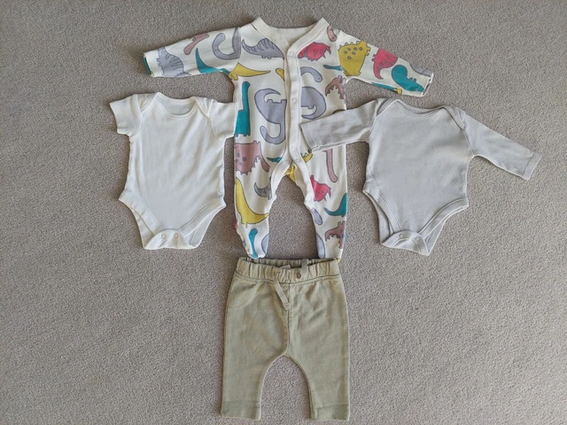New / Worn Once 4 Piece Baby Boys Clothes Bundle First Size / Up to 1 Mth