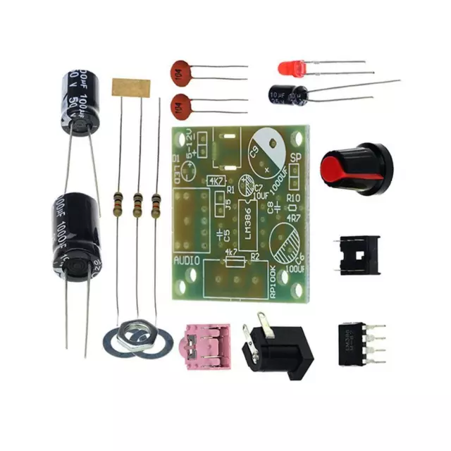 LM386 Super MINI Amplifier Board 3V-12V DIY Kit Super Hot --us