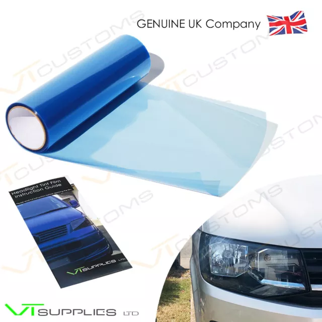 30 x 150cm [ Light Blue ] Headlight Tint Film Tail lights Car Vinyl Wrap