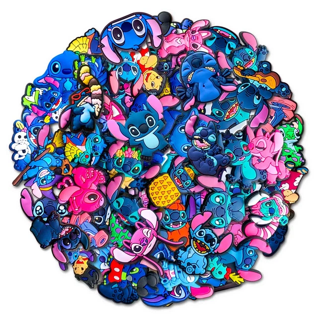 40 60Pcs Kawaii Croc Charms for Cartoon Shoe Sandals Decorations for Girls