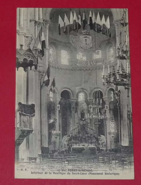 Cpa 1920-1930 France Saone & Loire 71 Paray-Le-Monial Basilique Sacre-Coeur