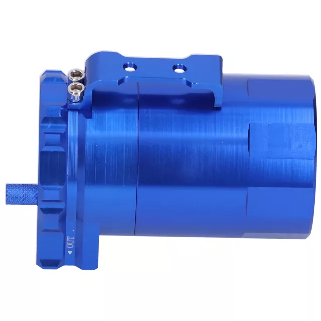 *´ Blue Auto Oil Catch Can Breather Reservoir With Mounting Parts Aluminium