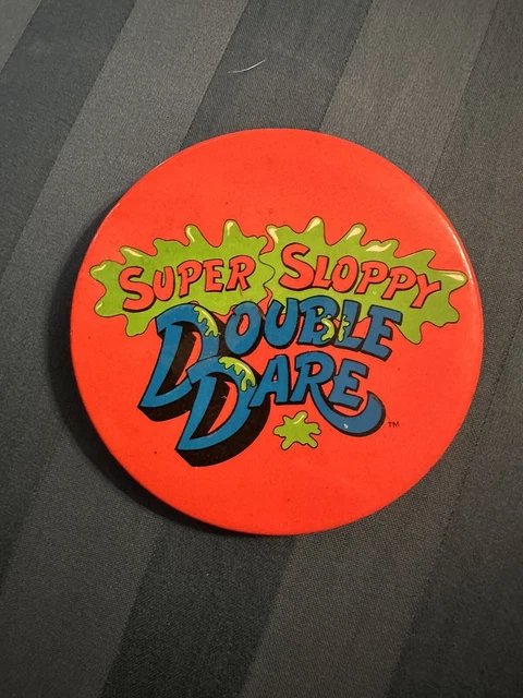 Vintage Double Dare Super Sloppy Retro Pin
