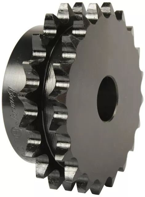 Browning D80B23 Minimum Bore Double Roller Chain Sprocket 2 Strands Steel