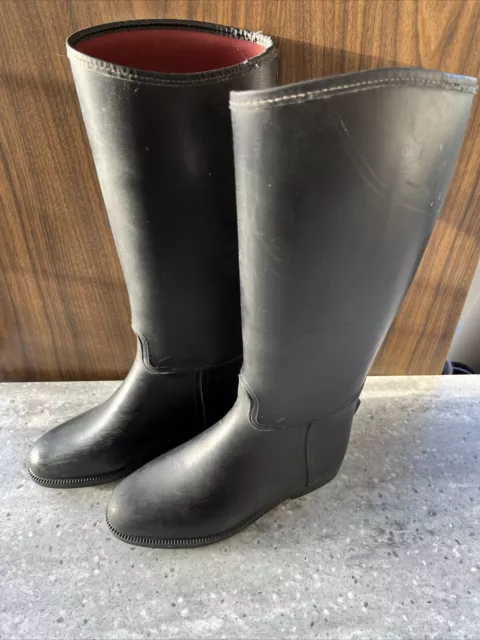 LOVESON HORSE RIDING boots size 3 Slip on. Lovely soft lining. 16.99 PicClick UK