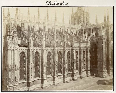 Milano Vintage Italy  Tirage albuminé Italia Arena  Vintage albumen print 