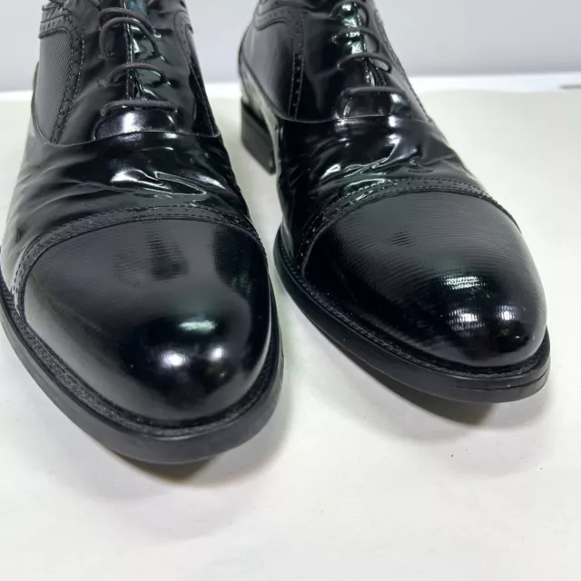 EMPORIO ARMANI LEATHER Oxford Dress Shoes Men's 41 (US 8) Black $49.99 ...
