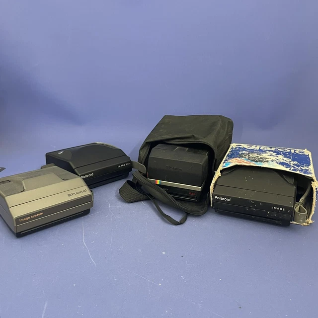 Lote de Trabajo Polaroid De Colección Cámaras x4 Imagen 2 Sistema de Imágenes Imagen Elite