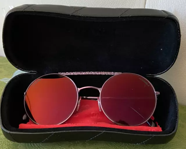 CHANEL 4206 426/C1 Metallic Purple Sunglasses- Brand New w/ case and box  £324.26 - PicClick UK
