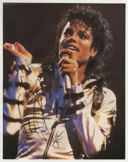 MICHAEL JACKSON Signed 'Gold' Photograph - Pop Singer - preprint