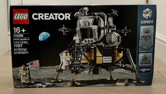 LEGO CREATOR NASA Apollo 11 Lunar Lander 10266 Building Kit Brand New ...