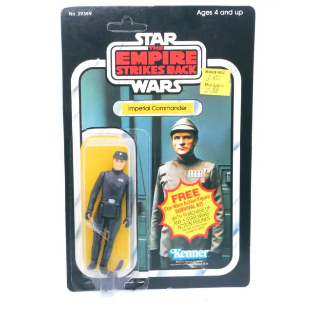 Kenner Star Wars ESB 41 Back A OFFER Imperial Commander UNPUNCHED Vintage 1980