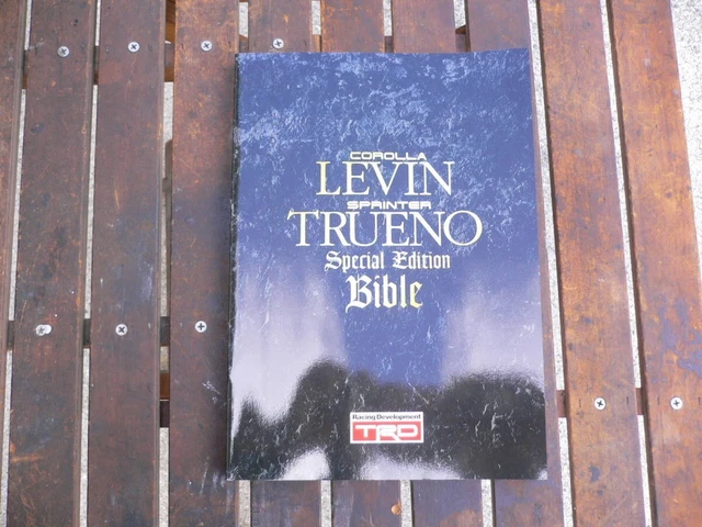 LEVIN TRUENO Special Edition Bible❗️ TRD Corolla Levin Sprinter Trueno Special edition Bible book