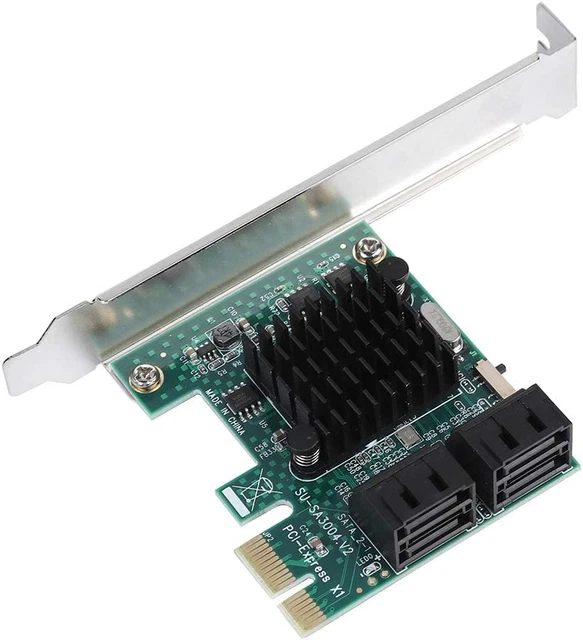 Scheda Di Espansione SATA 3.0 Adattatore per Scheda Di Espansione 3 Porte PCIE a