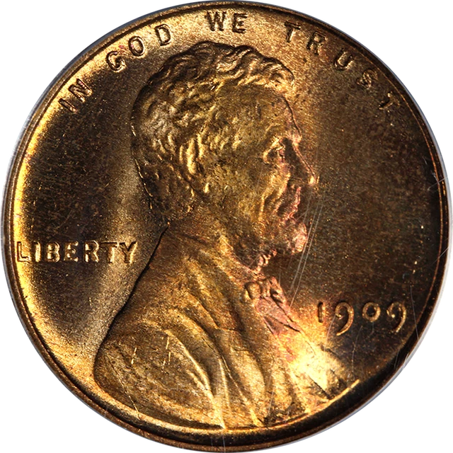 1909-P VDB Lincoln Cent PCGS MS65 RD Superb Eye Appeal Strong Strike