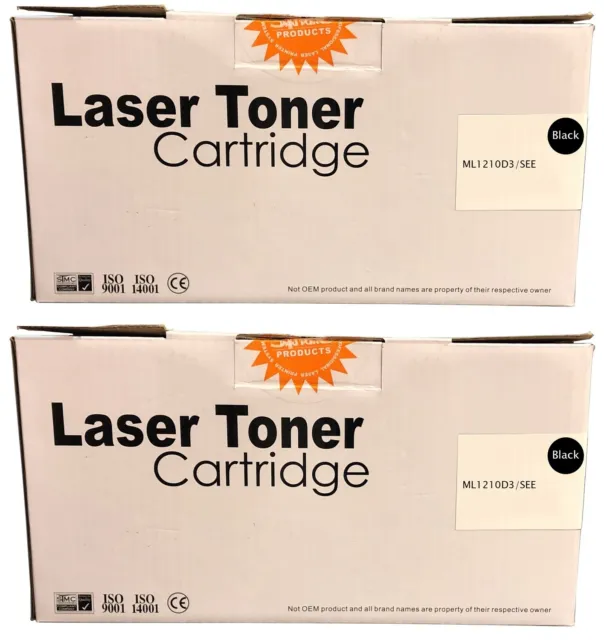 Compatible ML1210D3 Black Twin Toner Cartridge for Samsung ML-1010H