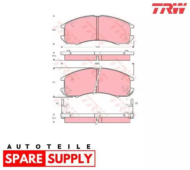 Bremsbelagsatz, Scheibenbremse Für Ford Usa Mazda Trw Gdb981