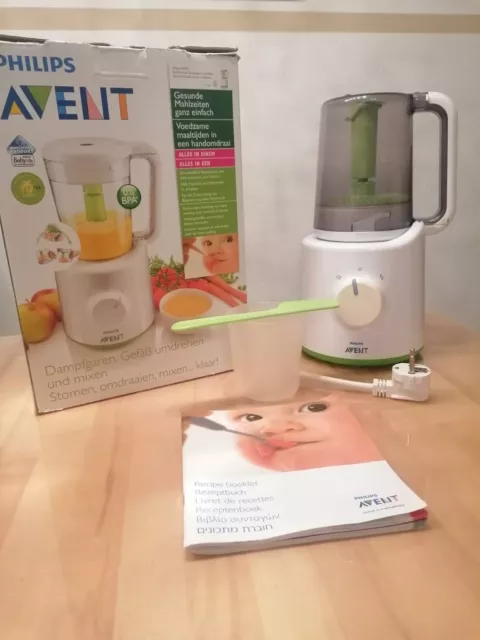 Philips AVENT SCF870/20 400W Gesunder 2-in-1- Babynahrungszubereiter Breikost