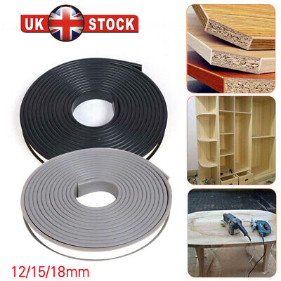 9mm*5m,Red Soft PTE Edging Tape Edge Banding,Furniture Banding U-Shaped Edge Guard Strips,Wooden Board Edging Strips for Cabinet Repair Furniture Restoration 