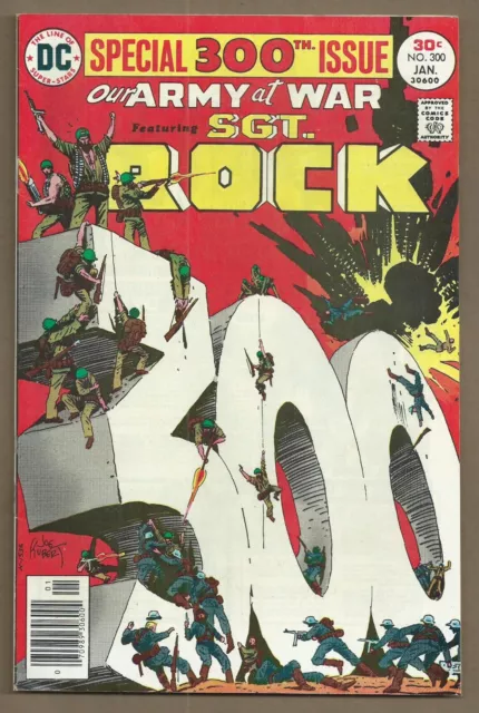 🔥Our Army At War #300*Dc, 1977*Sgt.rock*Joe Kubert*Bronze Age*Fn*